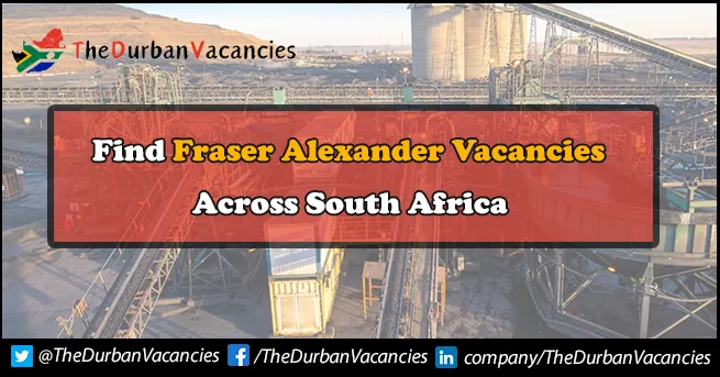 Fraser Alexander Vacancies
